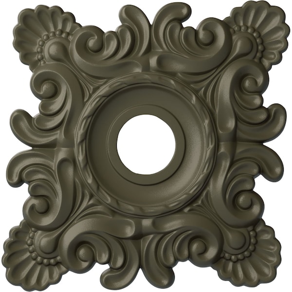 Ekena Millwork Crawley Ceiling Medallion (Canopies up to 6 3/4"), 18"W x 18"H x 3 1/4"ID x 1 1/2"P, Witch Hazel CM18CRWHF - main